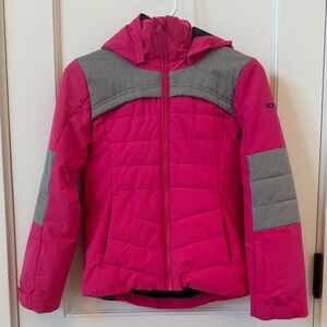 Roxy Pink and Gray Ski/Snow Jacket for Kids